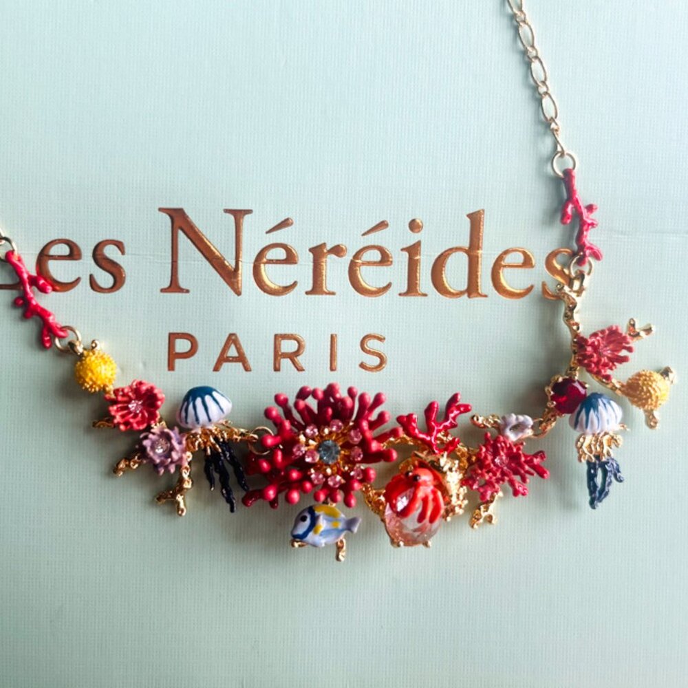 Necklace with creatures of the ocean